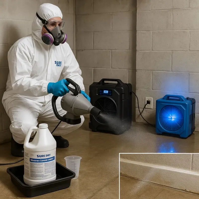 Sanitization and Odor Removal process in Hillsborough, NH